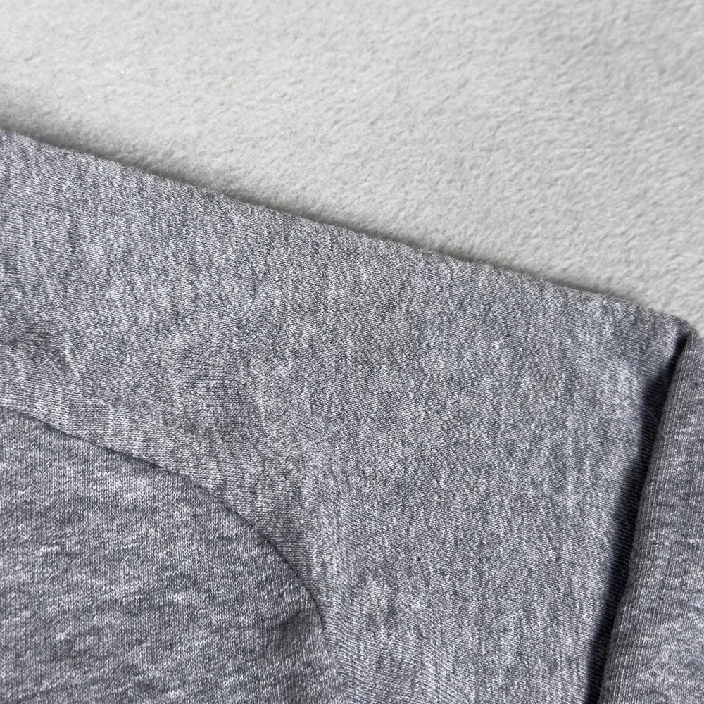 North Face FlashDry Crewneck Sweatshirt Heather Gray Raglan Pullover Mens M